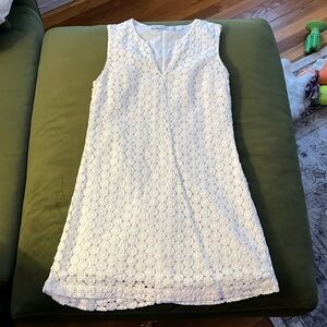 Other Stories White floral shift dress sz 8